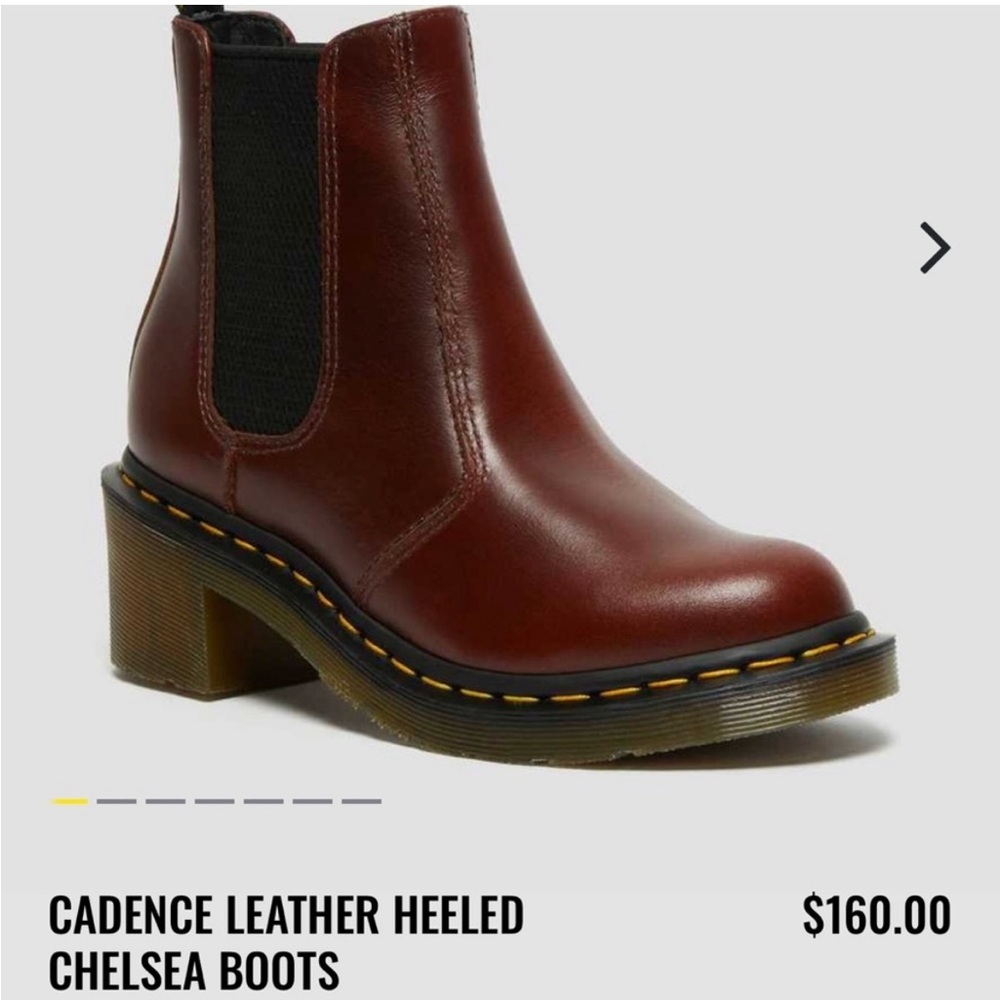 Dr. Martens Cadence Leather Heeled Chelsea Boots